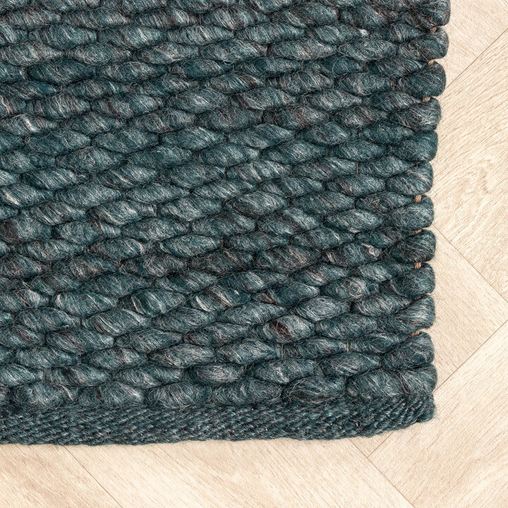 Tapis en laine - Brilliant Bleu/Vert - 7