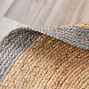 Tapis en jute - Fair Rond Naturel/Gris - thumbnail 6