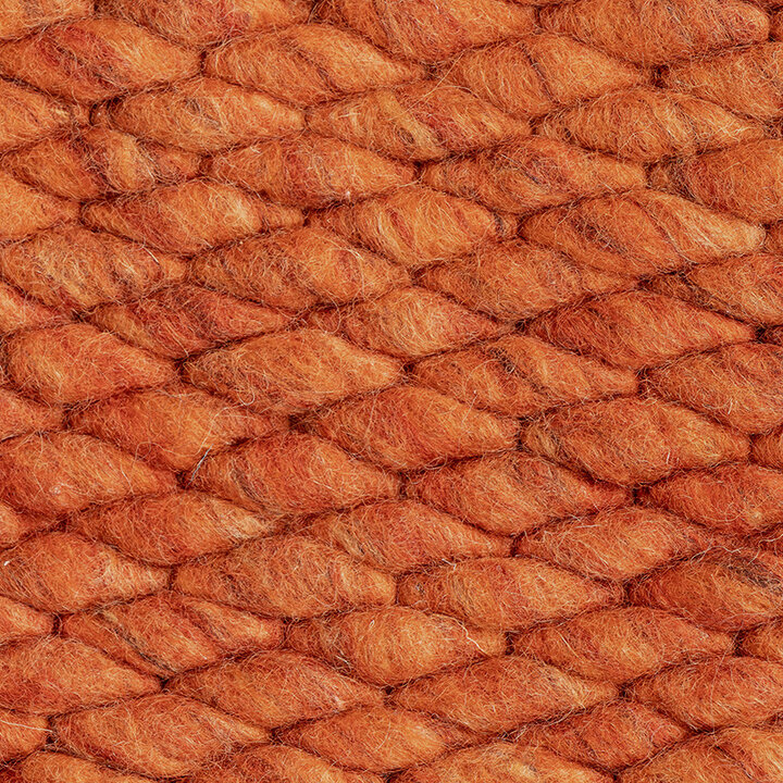 Tapis en laine - Brilliant Terracotta - 4