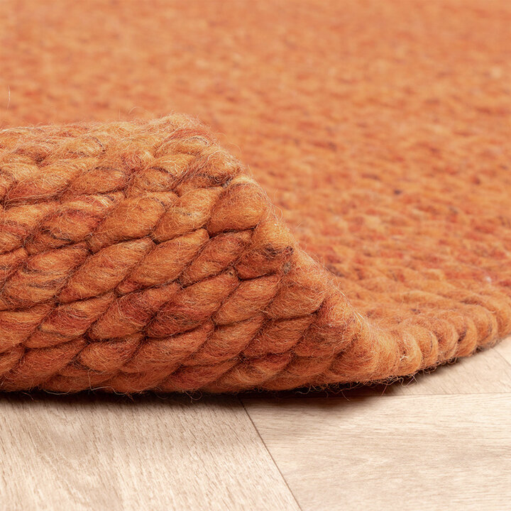 Tapis en laine - Brilliant Terracotta - 6