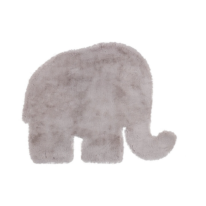 Tapis pour enfants - Huggy Olifant Gris - 1