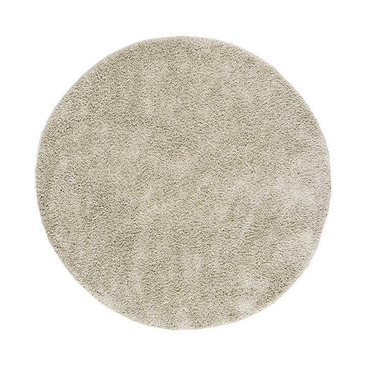 Tapis rond à poils longs - Lofty Menthe - 1