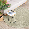 Tapis rond à poils longs - Lofty Menthe - thumbnail 3