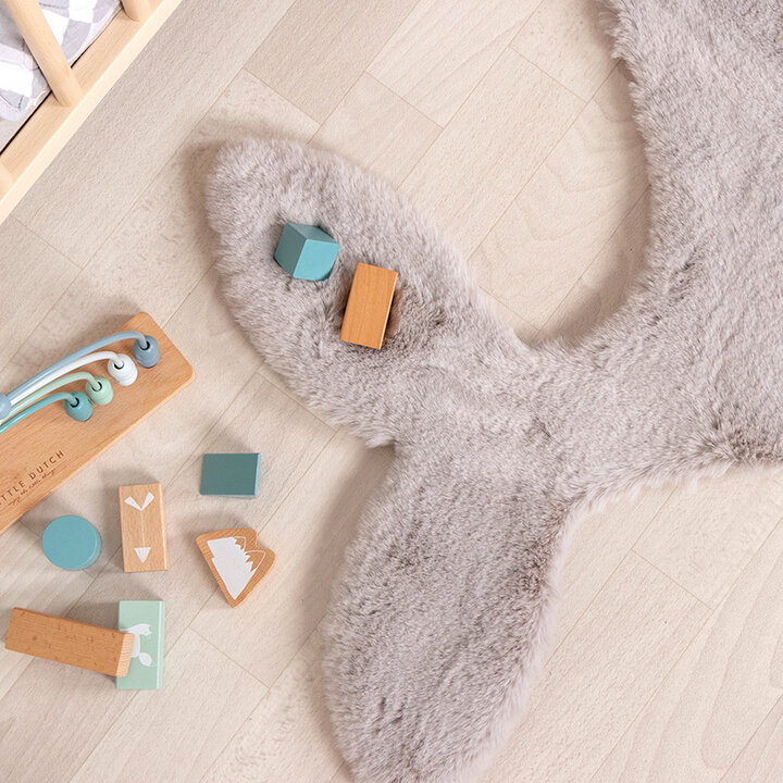 Tapis pour enfants - Huggy Walvis Gris - 2