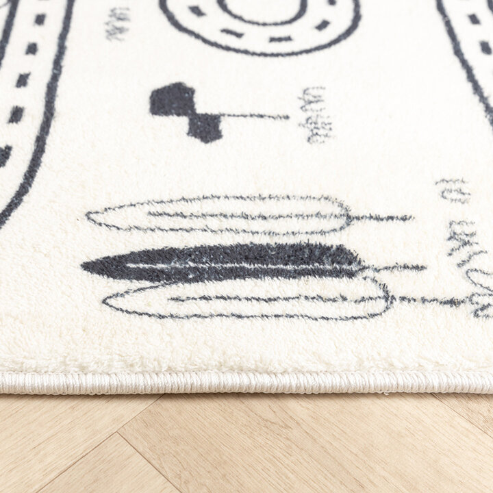Tapis de Couloir vintage - Dex Lane Noir - 4