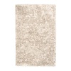 Tapis shaggy rond - Grace Blanc - thumbnail 1