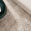 Tapis shaggy rond - Grace Blanc - thumbnail 2