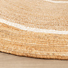 Tapis rond en jute - Mirai Circle Blanc/Naturel - thumbnail 4