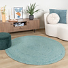 Tapis en laine rond - Wise Bleu - thumbnail 4