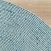 Tapis en laine rond - Wise Bleu - thumbnail 8