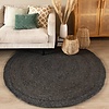 Tapis en laine rond - Wise Anthracite - thumbnail