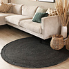 Tapis en laine rond - Wise Anthracite - thumbnail 3