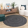 Tapis en laine rond - Wise Anthracite - thumbnail 4
