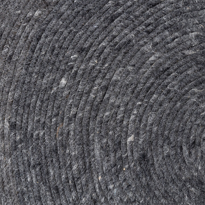 Tapis en laine rond - Wise Anthracite - 7
