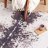 Tapis Peau de vache - Bovine Blanc/Brun Foncé - thumbnail 2