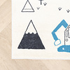 Tapis de Couloir vintage - Dex Road Bleu - thumbnail 3