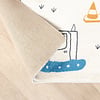 Tapis de Couloir vintage - Dex Road Bleu - thumbnail 6