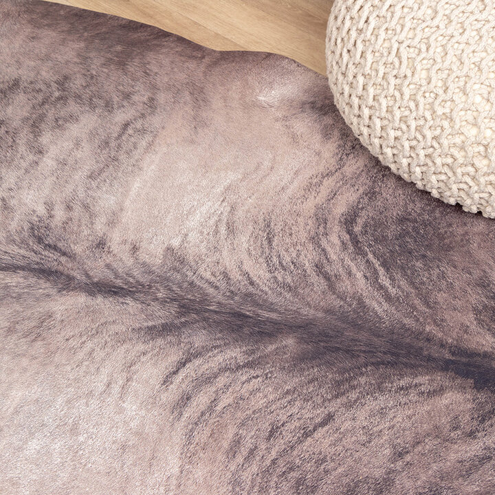 Tapis Peau de vache - Bovine Gris Marron - 3