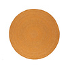 Tapis en laine rond - Wise Jaune - thumbnail 1
