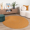 Tapis en laine rond - Wise Jaune - thumbnail 4