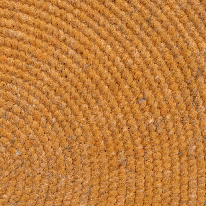 Tapis en laine rond - Wise Jaune - 7