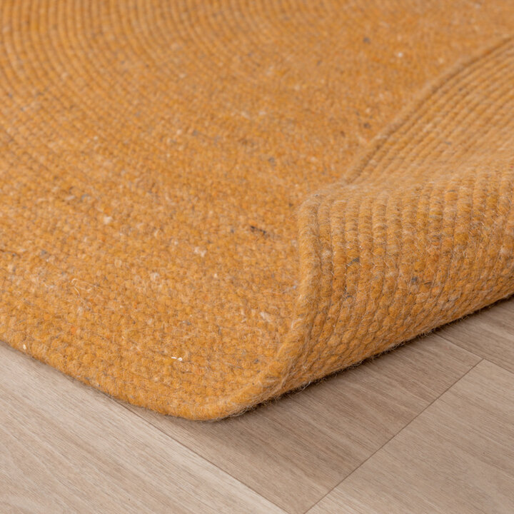 Tapis en laine rond - Wise Jaune - 9