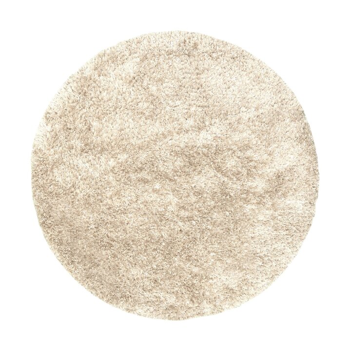 Tapis shaggy ovale - Grace Blanc - 1