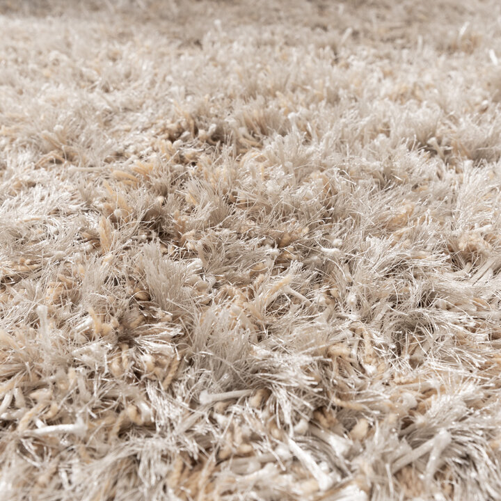 Tapis shaggy ovale - Grace Blanc - 3
