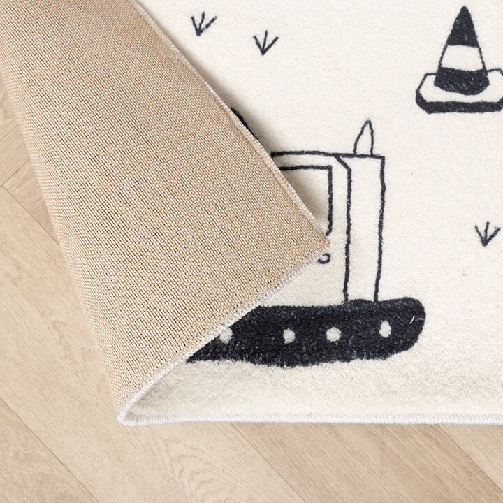 Tapis de Couloir vintage - Dex Road Noir - 6