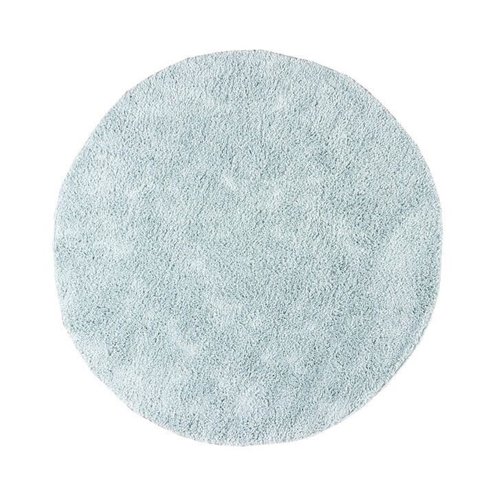Tapis rond à poils longs - Lofty Bleu Clair - 1