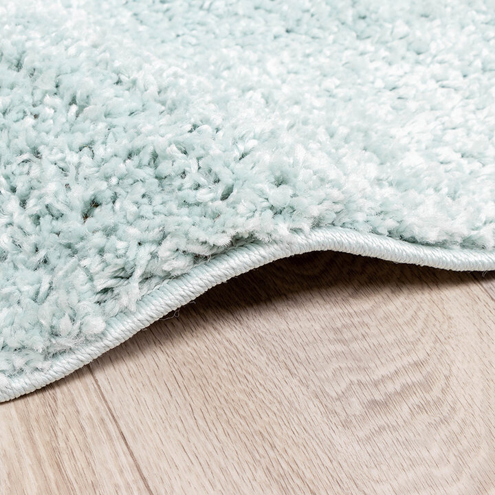 Tapis rond à poils longs - Lofty Bleu Clair - 4