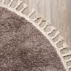 Tapis rond à poils longs - Lofty Fringe Taupe - thumbnail 4