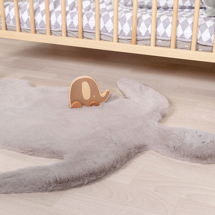 Tapis pour enfants - Huggy Schildpad Gris - 2
