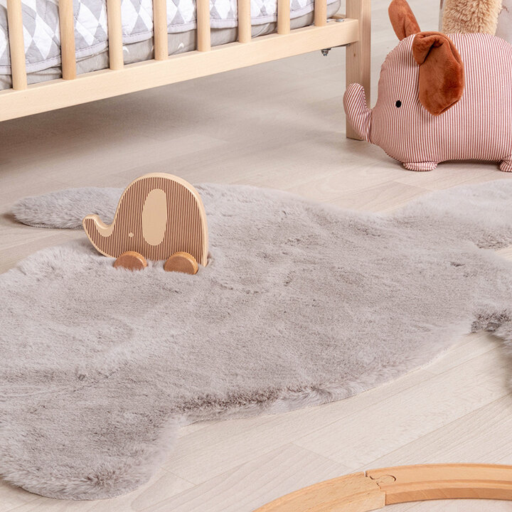 Tapis pour enfants - Huggy Schildpad Gris - 3