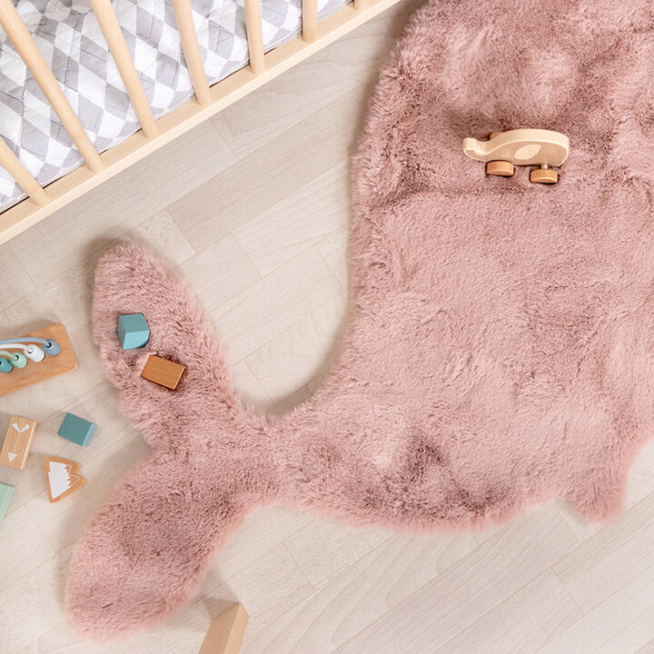 Tapis pour enfants - Huggy Walvis Rose - 2