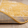 Tapis patchwork rond - Spring Jaune Ocre/Taupe - thumbnail 5
