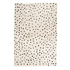 Tapis à poils longs - Grand Dots Crème/Noir - thumbnail 1