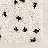 Tapis à poils longs - Grand Dots Crème/Noir - thumbnail 6