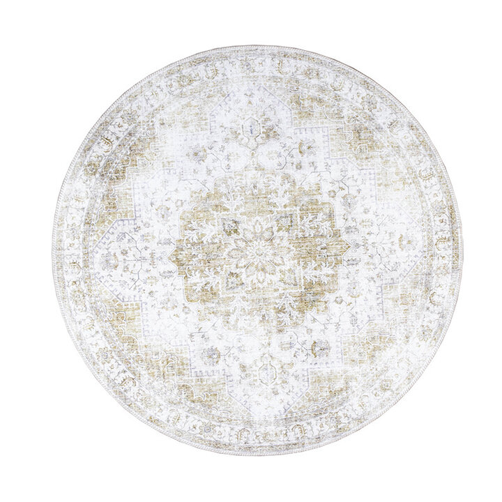 Tapis vintage rond - Lago Vert - 1