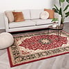 Plaid lavable - Rezah Medaillon Rouge - thumbnail