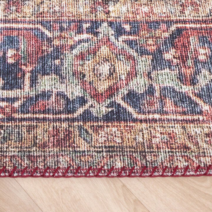 Tapis vintage - Lugan Rouge - 3