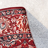 Tapis vintage rond - Imagine Medaillon Rouge - thumbnail 5