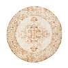 Tapis vintage rond - Spring Ethnic Crème/Terracotta - thumbnail 1