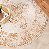 Tapis vintage rond - Spring Ethnic Crème/Terracotta - thumbnail 3