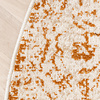 Tapis vintage rond - Spring Ethnic Crème/Terracotta - thumbnail 4