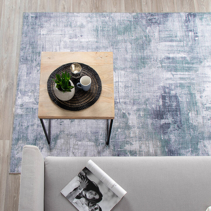 Tapis moderne - Strength Gris/Vert - 2