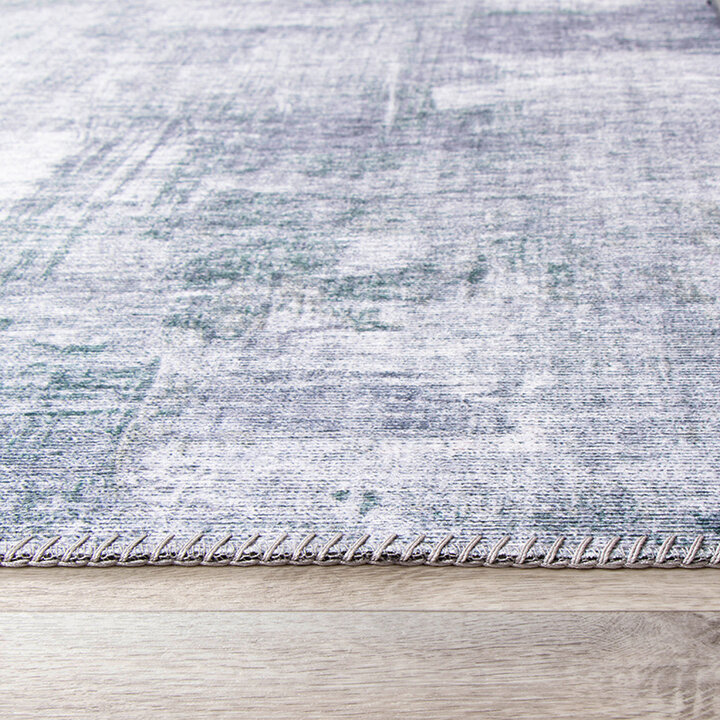 Tapis moderne - Strength Gris/Vert - 3
