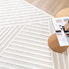 Tapis persan - Nori Lines Blanc - thumbnail 3