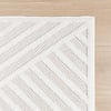 Tapis persan - Nori Lines Blanc - thumbnail 4