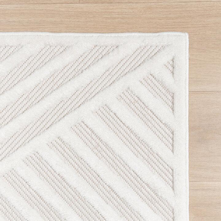 Tapis persan - Nori Lines Blanc - 4